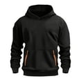 thumbnail image 4 of ZXLBBD Boys Hooded Sweatshirt with Front Pocket Solid Color Oversized Pullover for Kids Youth Athletic Versatile Trendy Casual Dailywear, 4 of 4