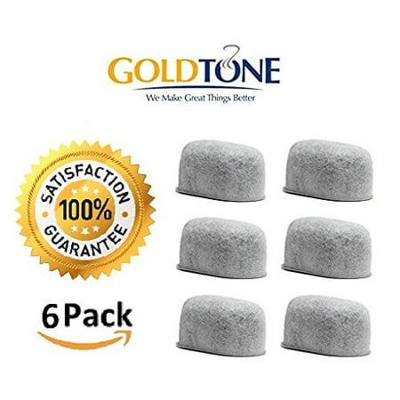 Classic Water Filter Cartridge - GoldTone (TM) Brand Replacement Charcoal Water Filter Cartridges for Keurig Classic and 2.0 Coffee Maker Machines - 6 Pack
