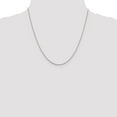 thumbnail image 2 of Leslie's Real 14kt White Gold 1.3mm Loose Rope Chain; 20 inch; Lobster Clasp; for Adults and Teens; for Women and Men, 2 of 5