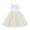 White, variant on Povozer Toddler Baby Girls Tutu Sleeveless Dress Princess Birthday Sundress(Pink,2-3Y)