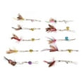 thumbnail image 2 of Cat Pole Replacement Feather, 10Pcs Interactive Replacement Feather Cute Flying  With Bell Pin Hook For Cat Teaser Wands, 2 of 8
