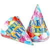 12pcs Large Paper Kids Funny Hats Cone Birthday Caps of Birthday Party