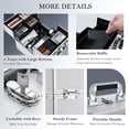 thumbnail image 4 of Organizador portátil de cosméticos Makeup Train Case FRENESSA, 4 of 9