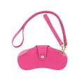 thumbnail image 3 of Sunglasses Case Stylish PU Leather Sunglass Pouch for Hiking Beach Women Red, 3 of 8