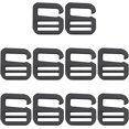 thumbnail image 1 of Hebillas de ganchos G de 24,5mm, hebillas ajustables de aleación de Zinc, hebilla de correa de equipaje para mochila negra, bolsos de 2,5 cm, cinturón, Collar para perro, 10 Uds., 1 of 5