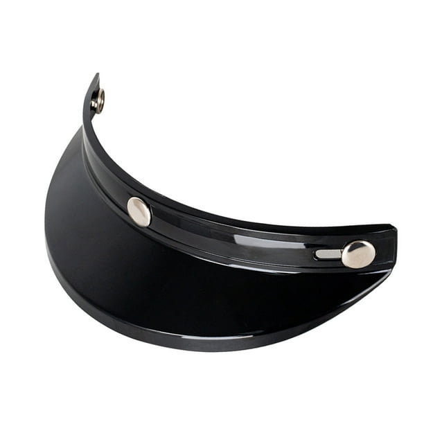 Casco Peak Shield Visera con 3 botones a presión Protector contra el viento abatible