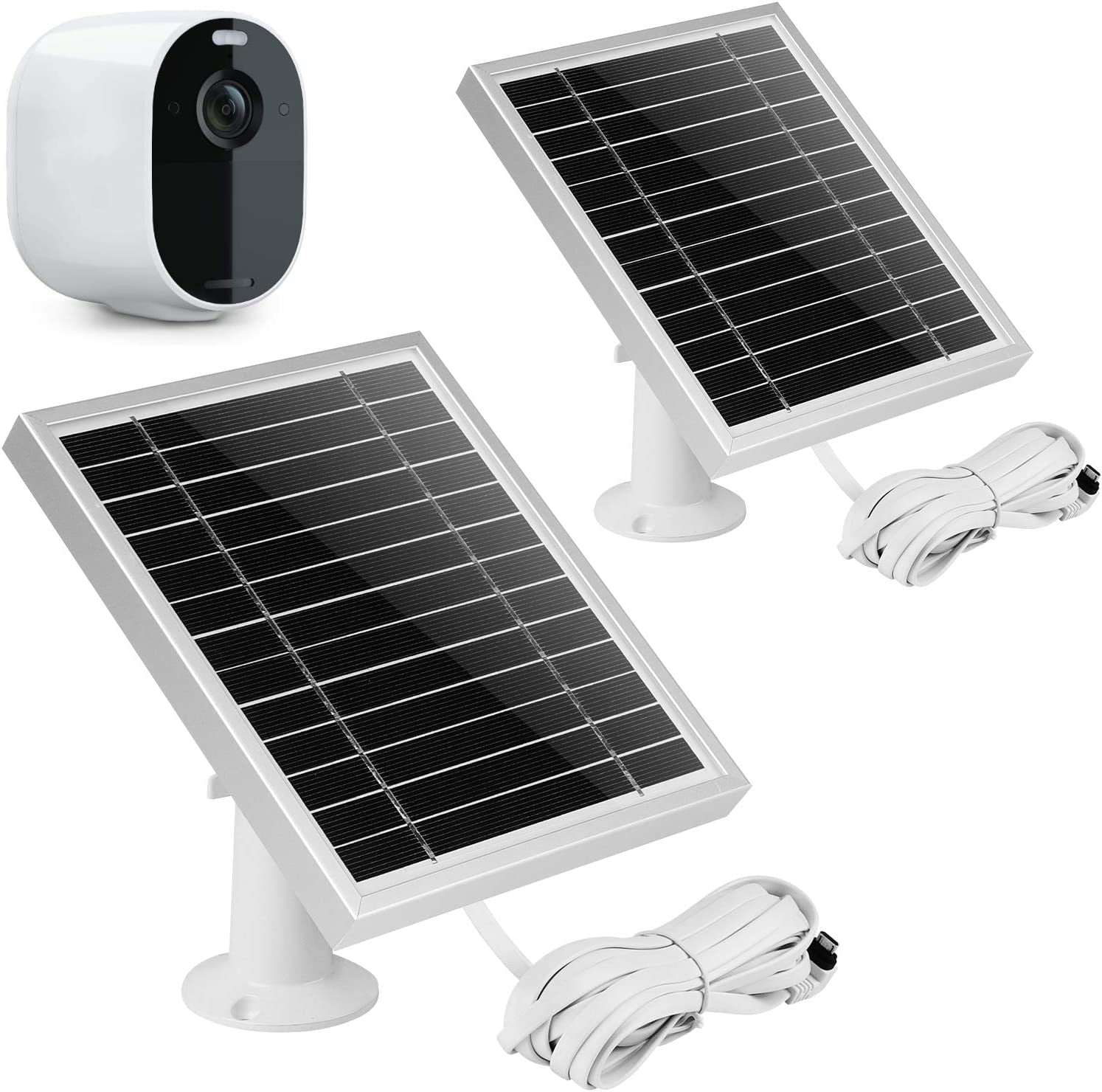 JIUJIANG 2 Pack Solar Panel for Arlo Essential Spotlight Weather