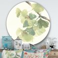 thumbnail image 3 of Designart 'feuilles de Gingko Aquarelle II' Art Mural en Métal de Ferme, 3 of 3