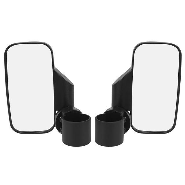 ATV Rear View Mirrors, 2PCS Large Vision Stylish Rear View Mirrors Adjustable For Upgrading