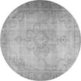 thumbnail image 1 of Ahgly Company Indoor Round Persian Gray Traditional Area Rugs, 7' Round, 1 of 1