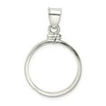 thumbnail image 3 of FB Jewels Sterling Silver 21.1 x 2mm $0.05 Plain Coin Bezel Pendant, 3 of 4