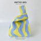 thumbnail image 1 of Bolso de hombro de punto corrugado con diseño de nicho, bolso de compras de gran capacidad que combina con todo con personalidad, 1 of 6