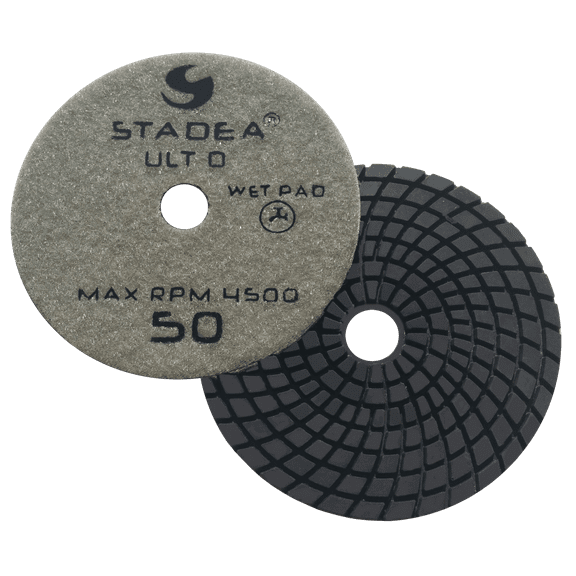 Stadea PPW152X Granite Polishing Pads 7" Diamond Pad 50 Grit For Granite Quartz Stones Polish
