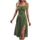 thumbnail image 1 of Sexy Vestido de Verano Colgando Correa Dividida Impresa Cuello Redondo, Vestido Fluido Y Casual, 1 of 6