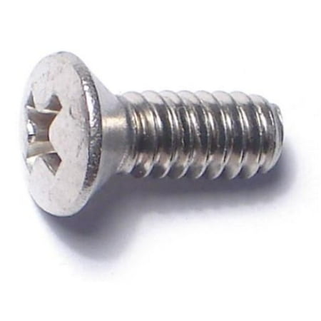 

#10-24 x 1/2 18-8 Stainless Steel Coarse Thread Phillips Oval Head Machine Screws