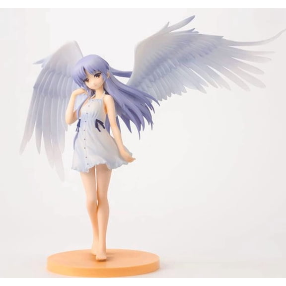 New Angel Beats! Tachibana Kanade 1/8 Character Anime Statue Figure Desktop Ornament Popular Decorations Fan Souvenirs Creative Gift Collection 18cm/7inch