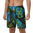 thumbnail image 2 of Balery Play Game Mens Swim Trunks Swim Shorts for Men Quick Dry Inseam Beach Shorts with Compression Liner Pocket-X-Large, 2 of 9