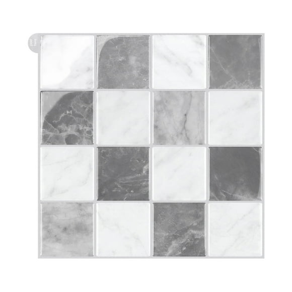 Hearth & Gear Autocollants de Carreaux Autocollants Muraux pour Cuisine Salle de Bain Design Grille Autocollants de Dosseret Amovibles pour Adultes Adolescents 10 Autocollants de Bouteille d'Eau Autocollant Épais de Plage Portable