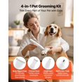 thumbnail image 2 of Kit de aseo 4 en 1 Dog Clippers VEVOR con 6 peines y 4 cuchillas, 2 of 9