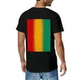 thumbnail image 3 of T-shirt Red, Yellow And Green  Soft Cotton Adult Heat-Transfer Graphic T-Shirt - 180g Breathable Fabric, Unisex Summer Casual Wear with Durable Heat-Printed Design, 3 of 10