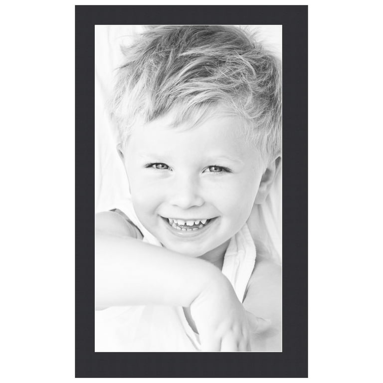 White on Black Double Photo Mat 22x28 for 16x20 Photos - Fits 22x28 Frame 