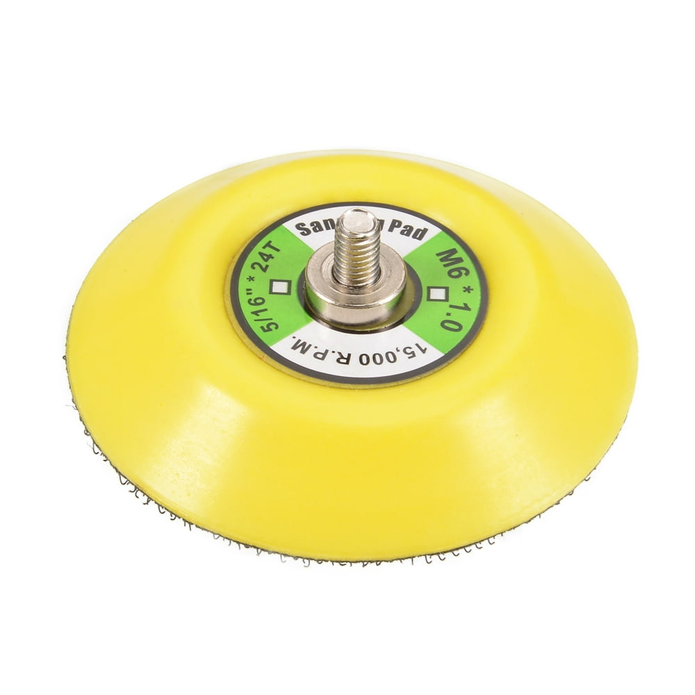 3 Inch Hook and Loop Backing Sanding Pads with 5/16 Inch * 24 Thread
