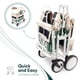 thumbnail image 5 of WONDERFOLD Volkswagen Stroller Wagon (4 Seater) - Collapsible Wagon Stroller with VW Bumper, Functioning Headlights, and All-Terrain XL Wheels, 5 of 5