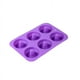 thumbnail image 2 of Molde de silicona para 6 donas redondas uniformes, molde para hornear en el horno, molde de silicona resistente a altas temperaturas y de grado alimenticio, 2 of 6