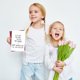 thumbnail image 5 of Divertida tarjeta del Día de la Madre para mamá | Tarjeta de felicitación humorística para mamás de hija o hijo | Broma sarcástica del segundo nacido | Cartulina gruesa | Sobre incluido | Idea única, 5 of 6