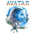 thumbnail image 2 of Men's Avatar: The Way of Water Neytiri Portrait  Graphic Tee White X Large, 2 of 5