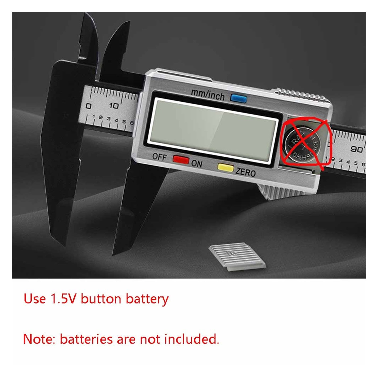 Vernier Caliper 150mm 6 Inch Electronic Digital Micrometer Carbon Fiber Non-precision Measuring Instruments Caliper ,Easy to Use