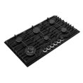 thumbnail image 1 of Nuur - Parrilla de Gas Empotrable 6 Quemadores, Cocina con Potencia y Estilo, Vidrio Templado 8mm, Quemador Triple, Perillas Iluminadas, Parrilla de Hierro Fundido, Anti-Fugas FFD, Gas LP y Natural, 1 of 8