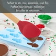 thumbnail image 4 of Holiday Time Silicone & Beechwood Spoonula Spatula, Red, 4 of 9