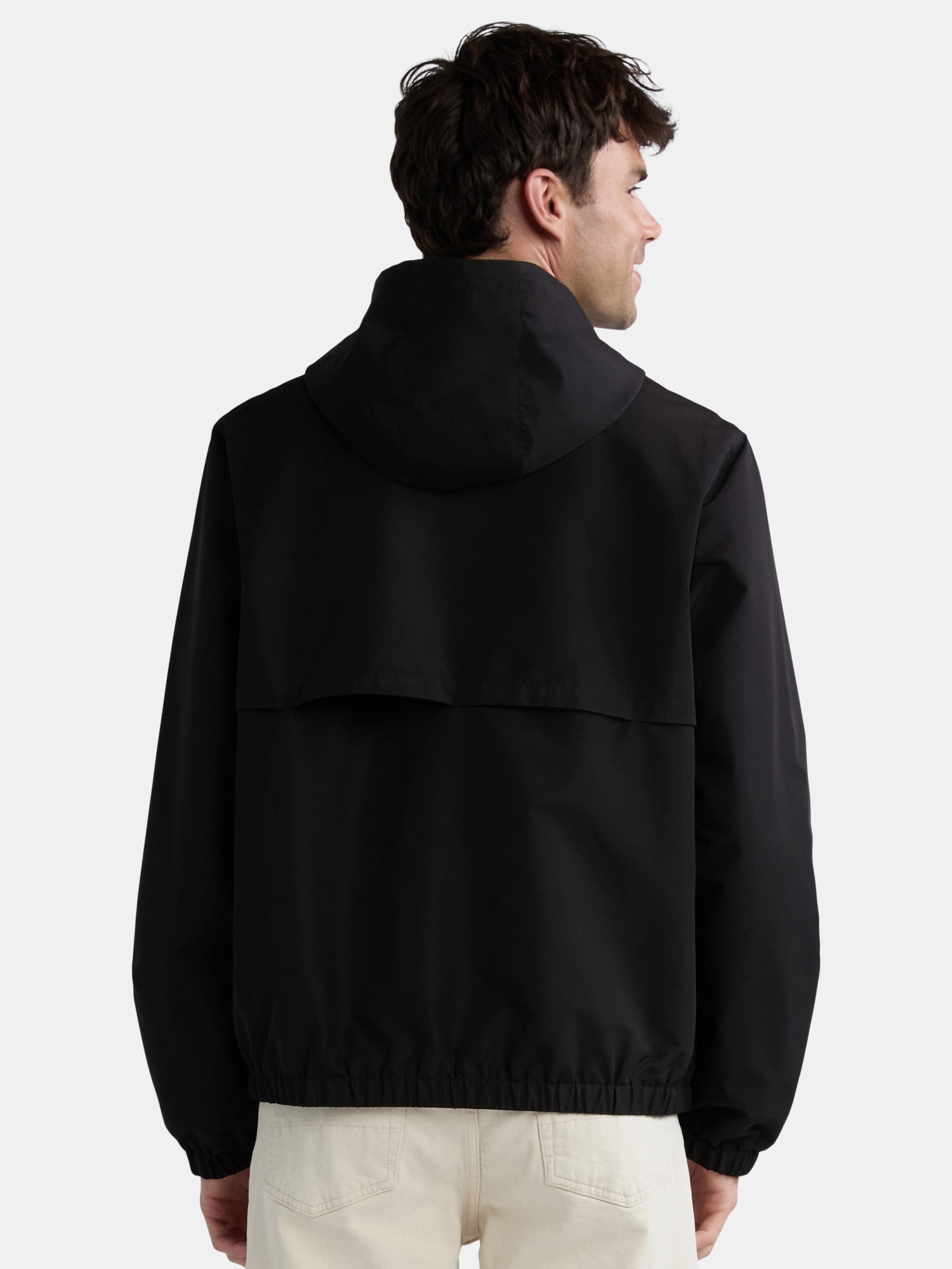 Ozark Trail Men's Windbreaker Jacket with Hood, Sizes S-3XL