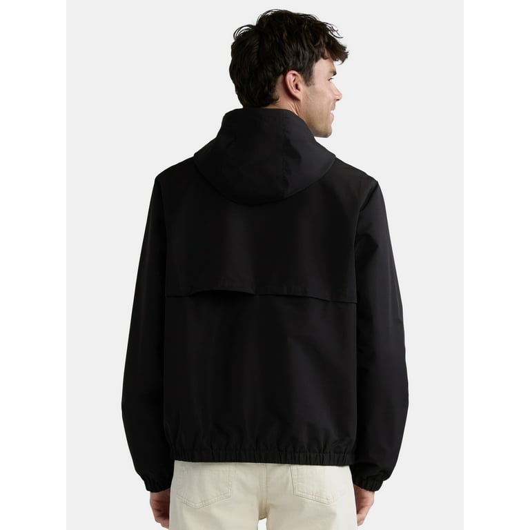 Ozark Trail Men's Windbreaker Jacket with Hood, Sizes S-3XL