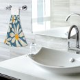 thumbnail image 5 of Yayeee Kitchen Hanging Hand Towels Set of 2 with Loop Bathroom Absorbent Tie Towel, Whimsy Daisy Pattern, 5 of 7