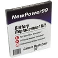 thumbnail image 1 of Garmin Dash Cam 30 Battery Replacement Kit with Tools, Video Instructions and Extended Life Battery, 1 of 2