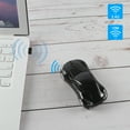 thumbnail image 5 of PloutoRich Wireless Mouse Cool Car Shape Mouse 2.4GHz Optical Cordless Mice with USB Receiver for Laptop PC Computer, Black, 5 of 10