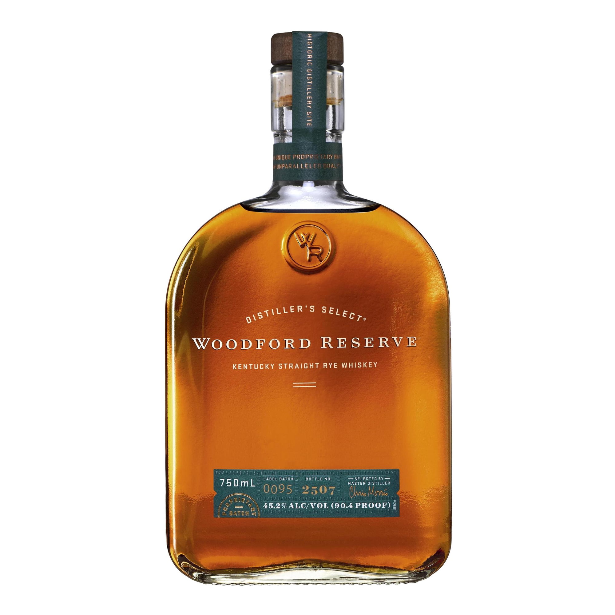 Woodford Reserve Kentucky Straight Rye Whiskey, 750 ml Bottle, 90.4 Proof