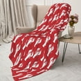 thumbnail image 3 of Sigee Cartoon Lobster for Flannel Blanket - Ultra-Soft, Warm and Cozy, Perfect for Couch, Bed, or Travel-40"x30", 3 of 6