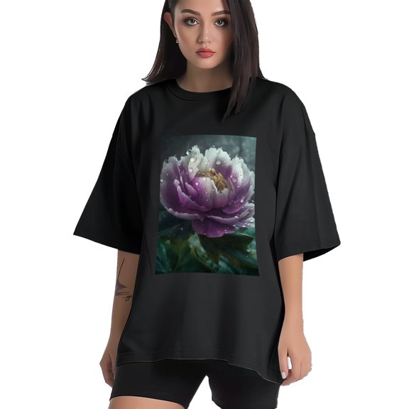 Plus Size Shirt for Women Black Tops for Women Short Sleeves Shirt for Women Mountain T Shirt Crewneck Shirt for Women XS