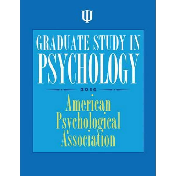 Pre-Owned Graduate Study in Psychology 2014 (Paperback) 1433815486 9781433815485