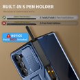thumbnail image 4 of Funda de teléfono TONGATE para Samsung Galaxy Z Fold 6 azul con S Pen, 4 of 8