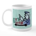 thumbnail image 2 of CafePress - Monopoly Get Going Mugs - 20 Oz White Ceramic Mega Mug, 2 of 5