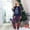 Dark Blue Women, variant on Family Matching Christmas Pyjamas Set Christmas Pjs Sleepwear Outfits Loungewear Couples Holiday Jammies Sleepwear Nightwear