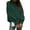 Green, variant on AOOCHASLIY Clothes Sweaters Fashion Women Solid Long Sleeve Pullove Turtleneck Neck Casual Sweater Tops