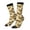2 Black-1, variant on Cute Squirrel with Green Leaves Print Adult Socks for Men & Women,Calf Socks, Ankle Socks,Boots Socks,Breathable Casual Sock,Unisex Crew Socks