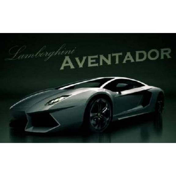 Bad Dog Posters Lamborghini Aventador Mini Poster 11Inx17In Mini Poster 11x17 Poster Color Category: Multi, Unframed, Ages: Adults