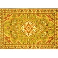 thumbnail image 1 of Ahgly Company Indoor Rectangle Medallion Yellow Traditional Area Rugs, 8' x 10', 1 of 4