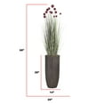 thumbnail image 2 of Artificial red Pampas Grass | 68” | Tall faux grass in planter| Home Decor By Vintage Home, 2 of 8